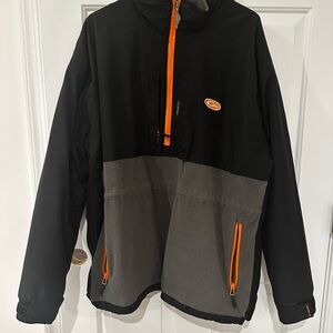 Drake Eqwader 1/4 Zip Orange, Black & Gray